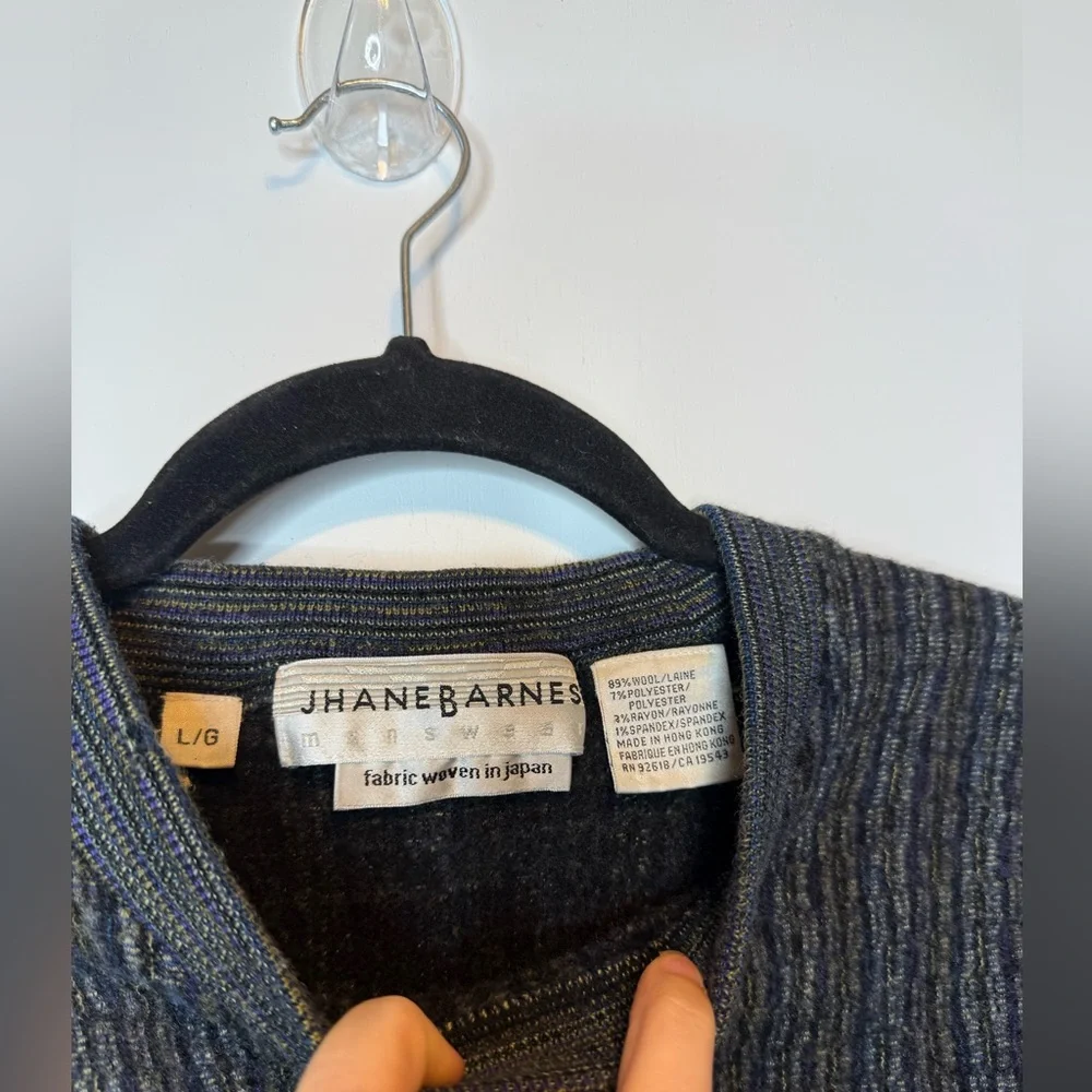 Jhane Barnes vintage pullover Wool Blend Sweater 90’s